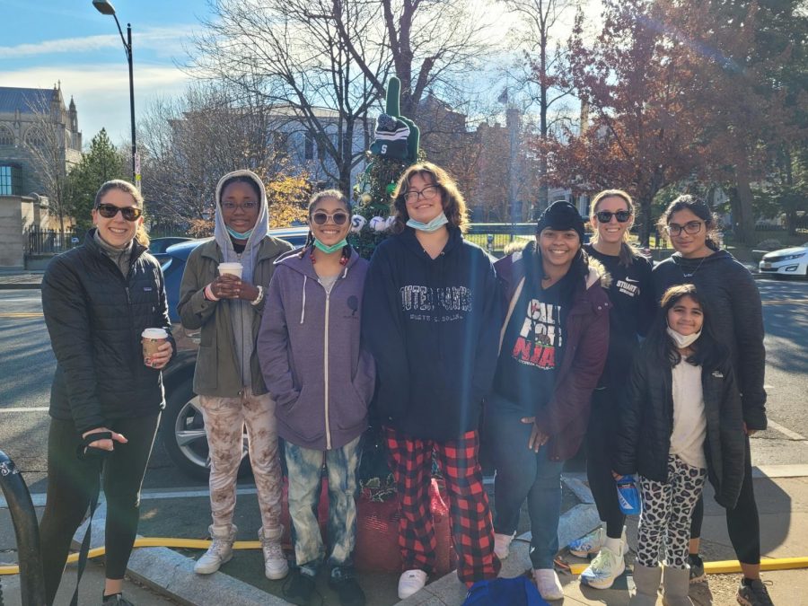 Stuart Sponsors Christmas Tree on Street