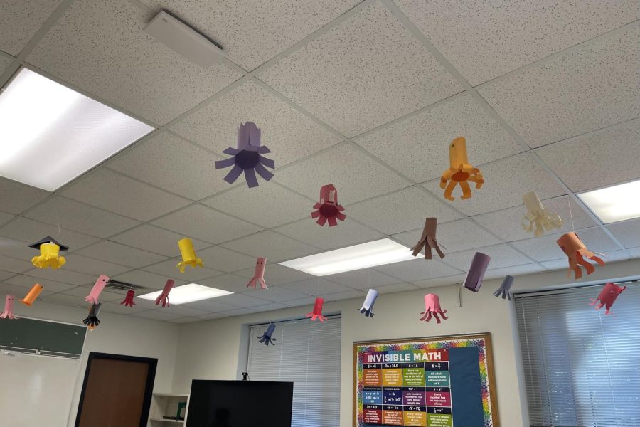 Paper Octopuses Take Over Stuart Math