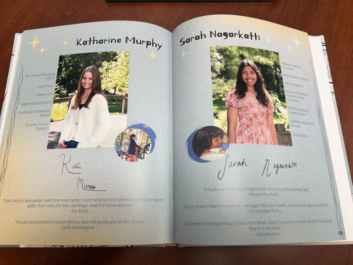 Members of Senior Class Design individual Yearbook Pages